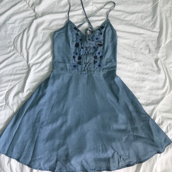 🌟 abercrombie & fitch denim summer dress! 🌟 - Picture 3 of 4